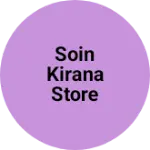 Business logo of Soin kirana Store