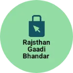 Business logo of Rajsthan gaadi bhandar