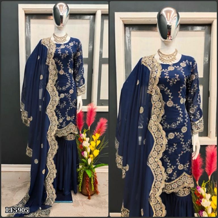 Catalog Name: *heavy sharara suit*

\uD83D\uDC57*L uploaded by Sonam karan fashion superior on 3/29/2023