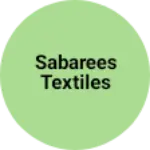 Business logo of Sabarees textiles