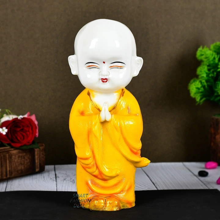 Namaste monk in yellow uploaded by Smart fashion deal on 3/30/2023