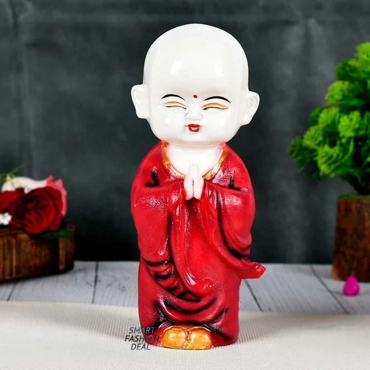Namaste monk in red uploaded by Smart fashion deal on 3/30/2023