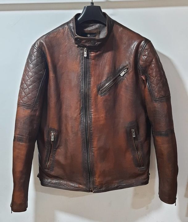 Lamb leather Mens jacket  uploaded by Prathamtrends on 3/1/2021