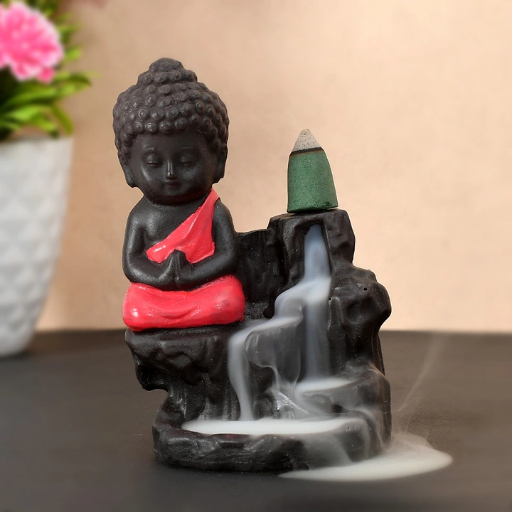 Smoke Buddha fountain in red uploaded by Smart fashion deal on 3/30/2023