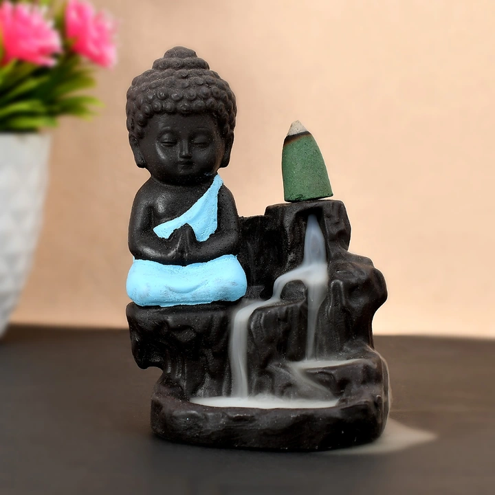 Smoke Buddha fountain in sky-blue uploaded by Smart fashion deal on 3/30/2023