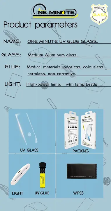 One Minute UV Glass uploaded by Safal Telecom on 3/30/2023