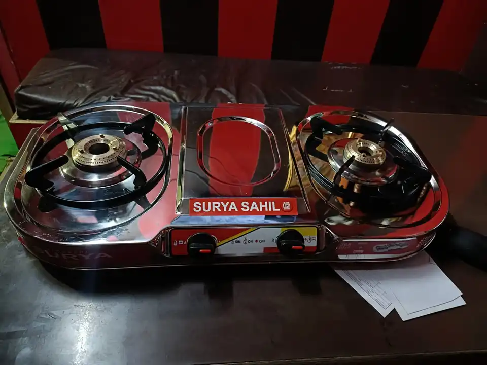 Gas stove 3 barnel  uploaded by Bhawani trading  on 3/30/2023