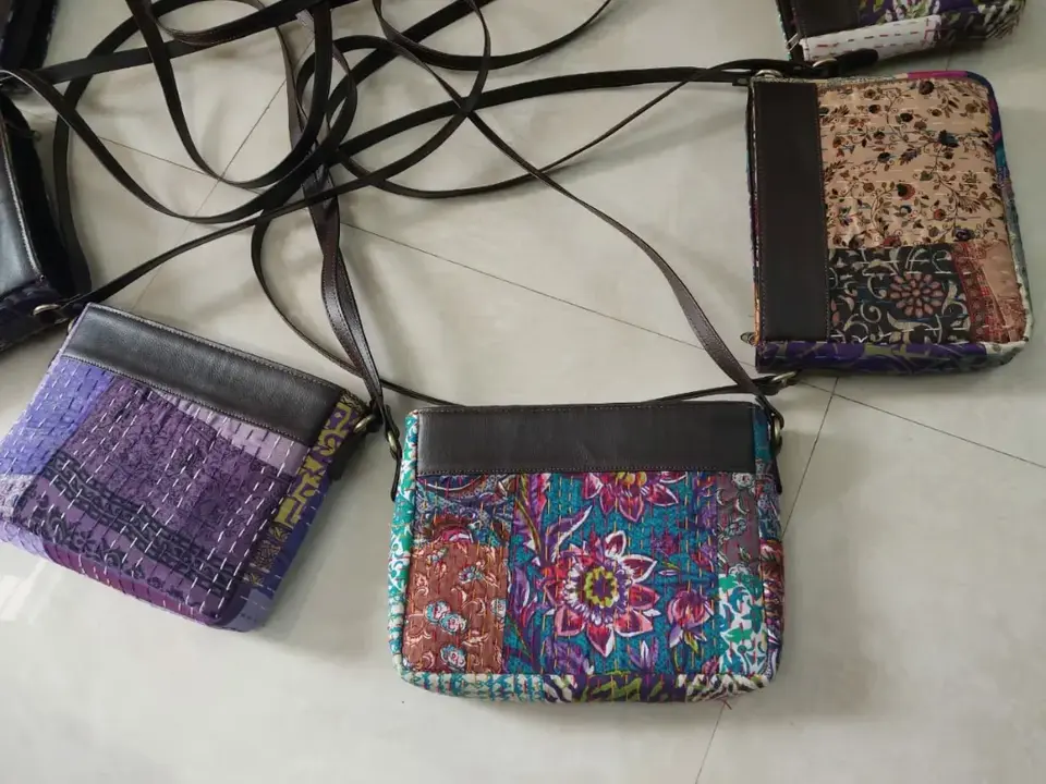 Patchwork kantha sling bag  uploaded by Mankha exports  on 3/30/2023
