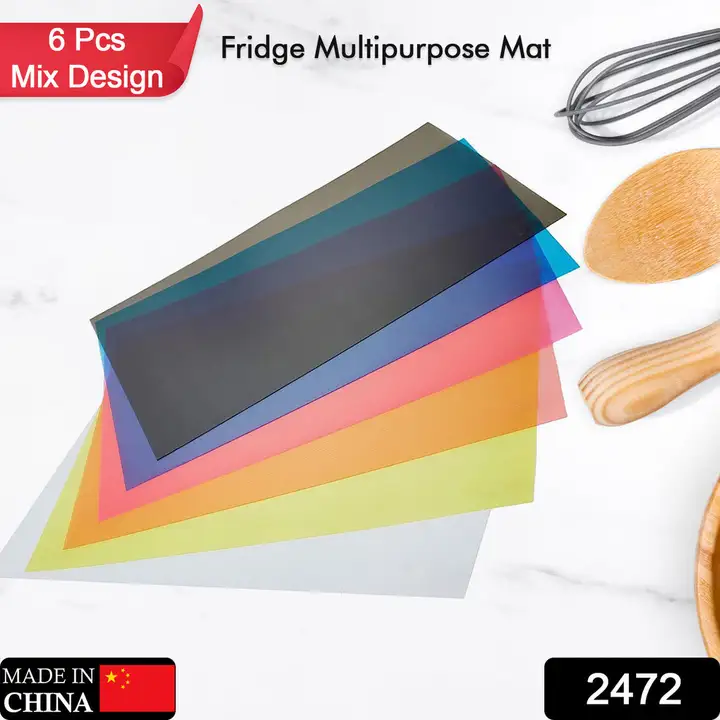 2472 Fridge Multipurpose Mat Plastic Flexible Mat | Anti-Slip Refrigerator Mat | Drawer Mat/ Place m uploaded by DeoDap on 3/30/2023