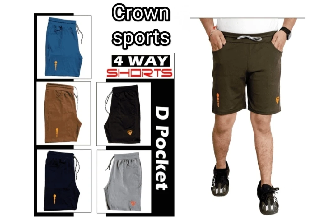 4ve shorts dp pocket in multi color Size M.L.XL uploaded by Crown sports  on 3/30/2023