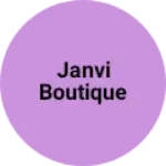 Business logo of Janvi boutique