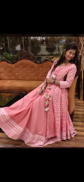 Long gown uploaded by Mitvi ladies fashion on 3/2/2021