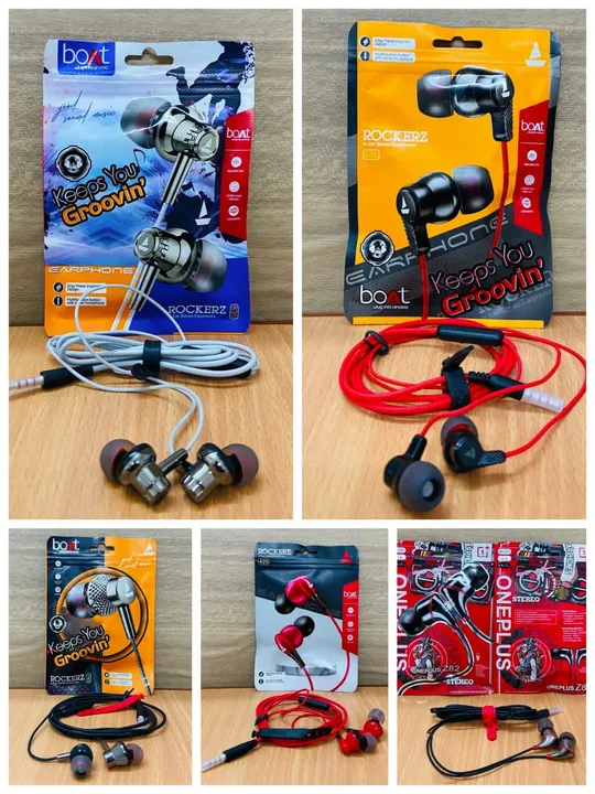 Boat Oneplus Multi Type Earphone Good Sound Quality  uploaded by Heartium®️ Company on 3/30/2023