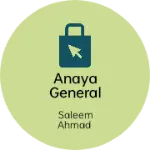 Business logo of Anaya general Store