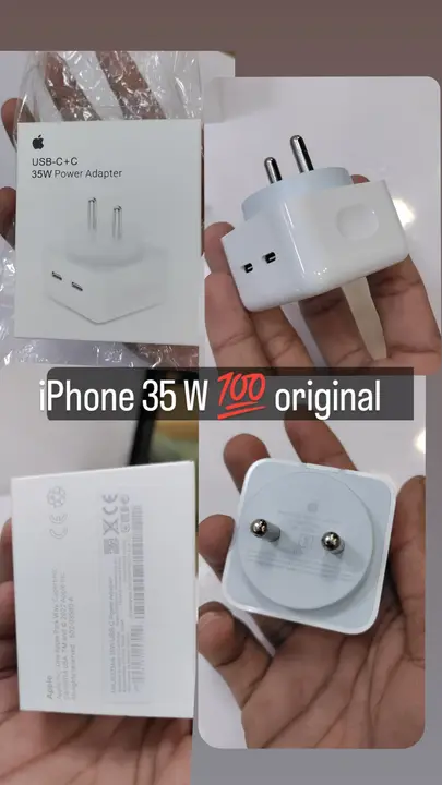 iPhone 35w Adaptor  uploaded by Shivaay Mobile Accessories Hub on 5/30/2024