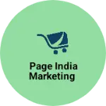 Business logo of PAGE INDIA MARKETING