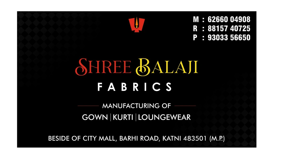 Post image Shree balaji fabrics has updated their profile picture.