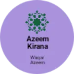 Business logo of Azeem kirana store