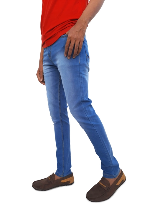 Concept Denim Men Slim Fit Stretchable Jeans 👖 Length 40.5 Inch Size 28 to 36 Color Ice Blue uploaded by business on 3/30/2023
