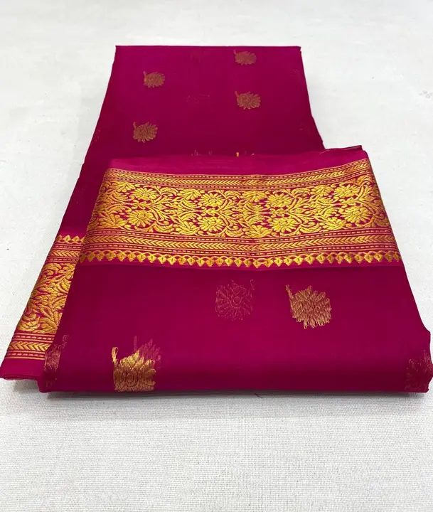 CHANDERI traditional handwoven pure silk saree  uploaded by WEAVER'S ORIGIN silk and Sarees on 3/30/2023