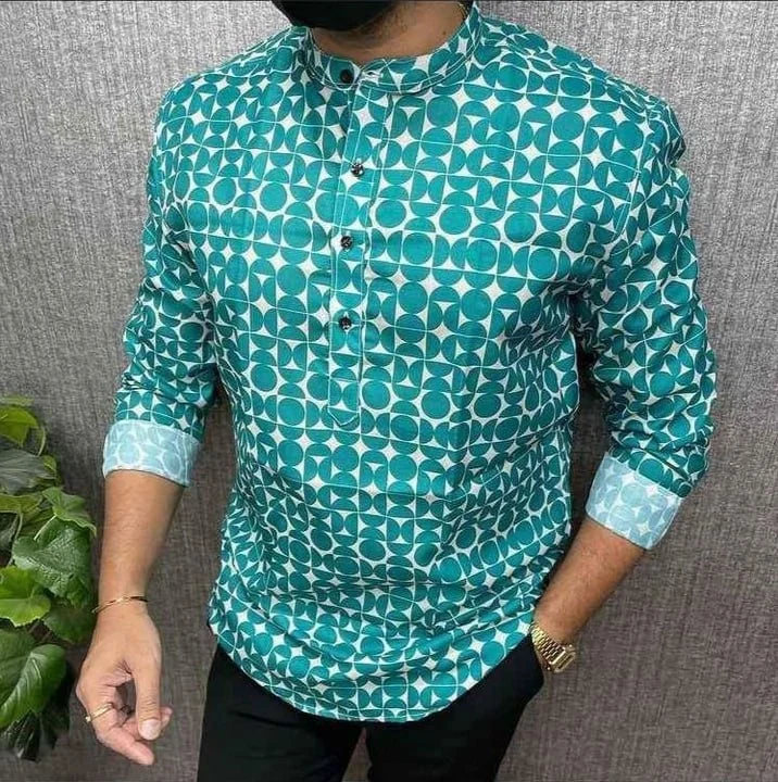 Post image * ISUEL FAB MEN'S NEWEST FULL SLEEVE PRINTED SHIRT KURTA *

*RATE : 299/- *

* PREMIUM QUALITY *  
                                
* SLEEVE : FULL SLEEVE

* FABRIC : COTTON *

* SIZE : S, M , L , XL*

* FULL STOCK AVAILABLE *