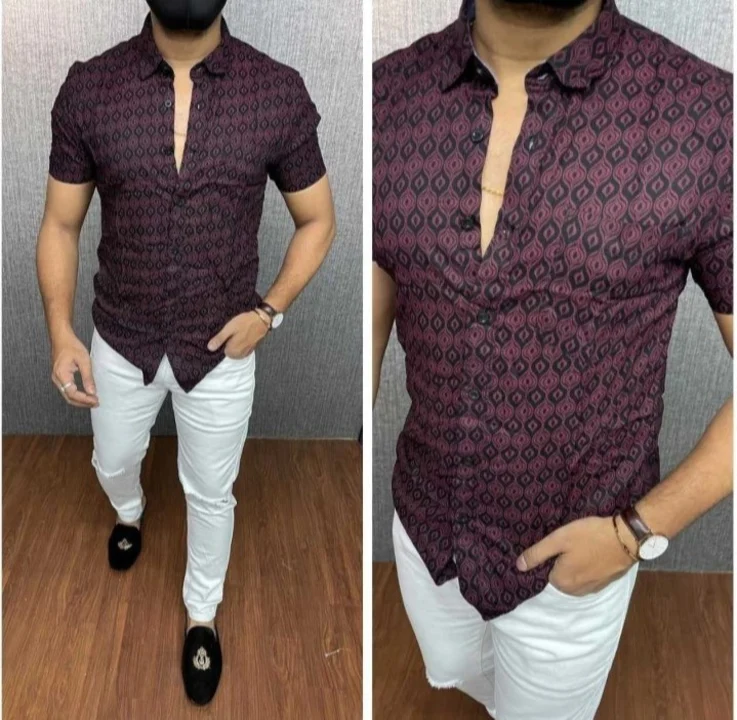 Product image of MEN'S NEWEST FULL SLEEVE PRINTED SHIRT , price: Rs. 299, ID: men-s-newest-full-sleeve-printed-shirt-96a191e5