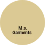 Business logo of M.S. GARMENTS