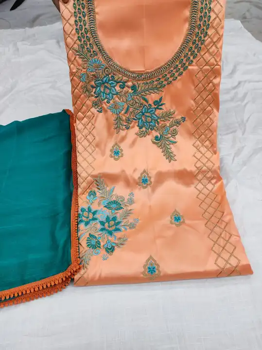 D jaam suit with sifon dupatta uploaded by Manish sales on 3/30/2023