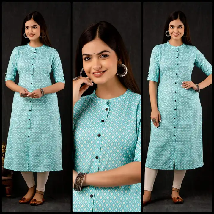 *PC*

*Summer Special Pastal Color* 🏆🏆

Beautiful *Floral print* A-Line Princess Cut Style kurti uploaded by Insta id - neelam_creation07  on 3/30/2023