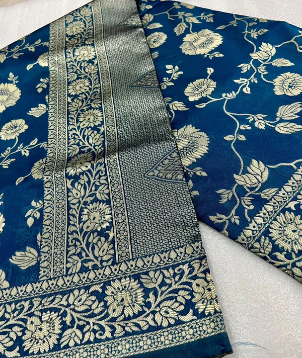 Beautiful gorgeous silk saree with blouse piece  uploaded by Dhananjay Creations Pvt Ltd. on 3/30/2023