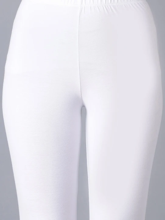 White fabric leggings  uploaded by Vikash enterprises on 3/30/2023
