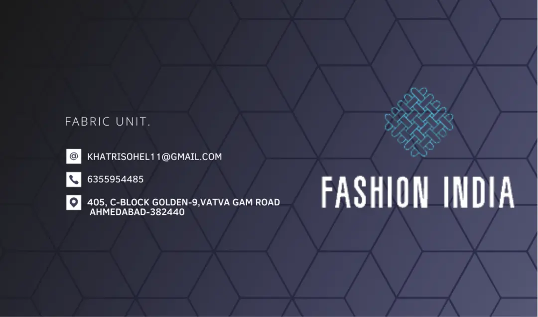 Visiting card store images of Fashion India