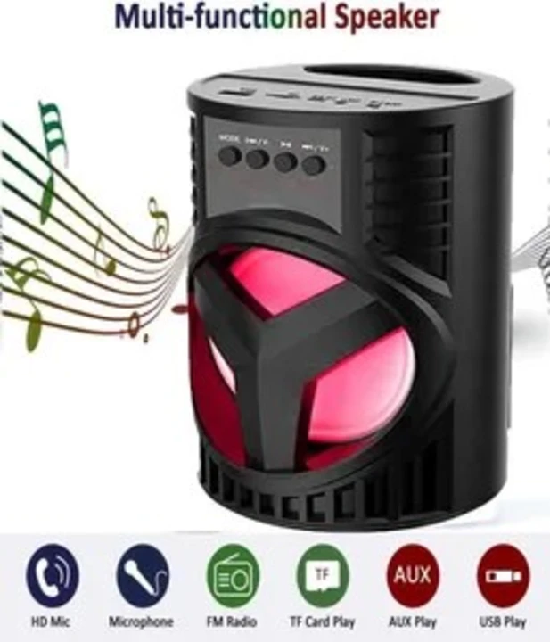 Wireless Bluetooth OK-2201 Speaker with Wired Mic, Party Speaker with USB Port Support, FM uploaded by Bhavani collection on 3/30/2023