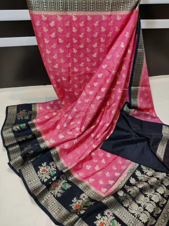 *#Meenakshi_embroidery work_ and_Boutique#*

*Banaarsi daybl warm silk saree*

Material : *warm silk uploaded by Meenakshi embroidery works and Boutique on 3/30/2023