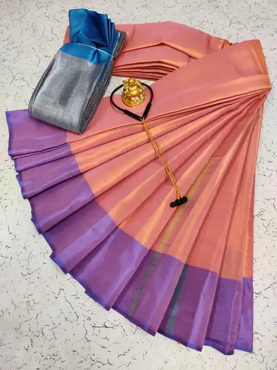 Post image *#Meenakshi_embroidery work_ and_Boutique#*

*Tissue Soft Silk Sarees*

Zari warp &amp; silk material used
*chit pallu with running blouse* 
Light weight
 Used first quality thread for quality.

 *Price:950+$* 

 *Colour set Available*

 _*100% QUALITY ASSURED*_
Contact to:9840551941
