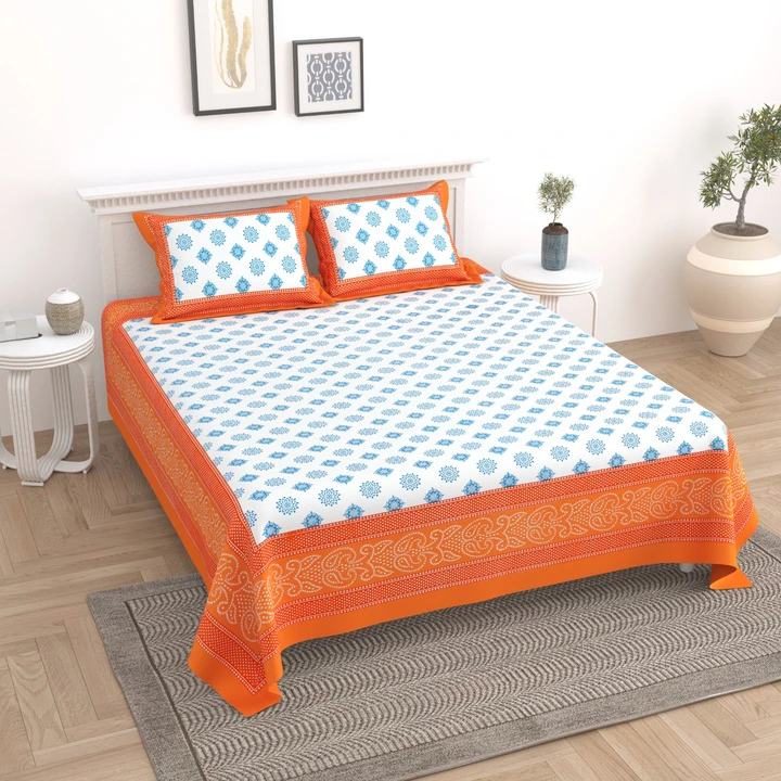 Spring summer collection king size bedsheets  uploaded by COPPVILLA - The art and craft store on 3/30/2023