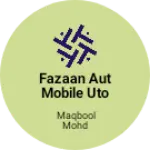Business logo of Fazaan aut mobile uto mobile