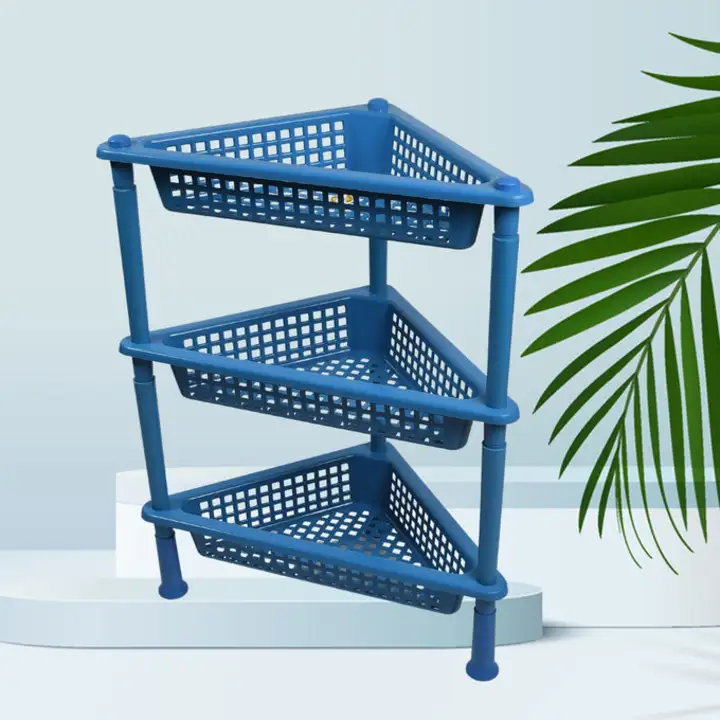 Triangle Storage Plastic 3-Tier Rack Shelf For Kitchen, Living Room, Bathroom, Office

 uploaded by business on 3/30/2023