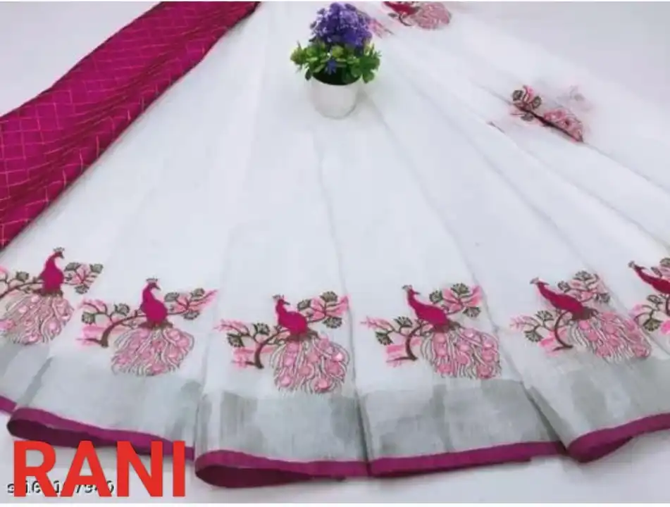 Chandari cotton saree  uploaded by Vishal Enterprise on 3/30/2023