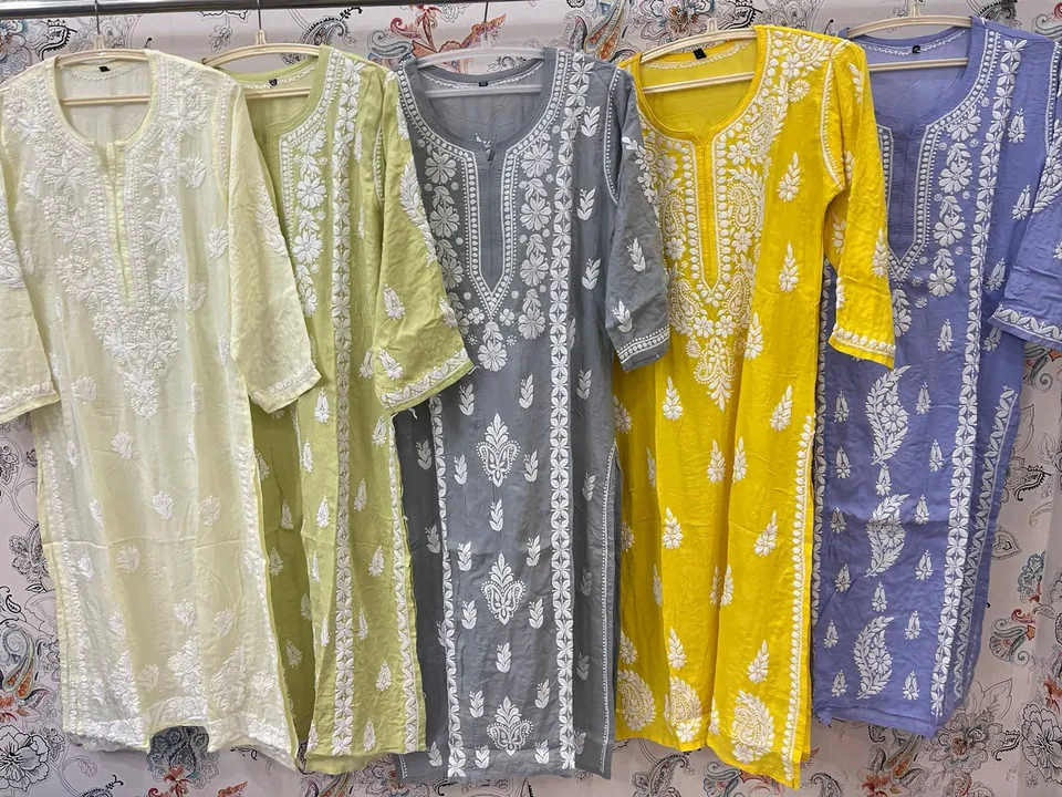 *Mudal cotton *

Super soft pure Mudal cotton fine chikankari  anchor thread  work

Fabric:-Mudal co uploaded by A S K on 3/30/2023