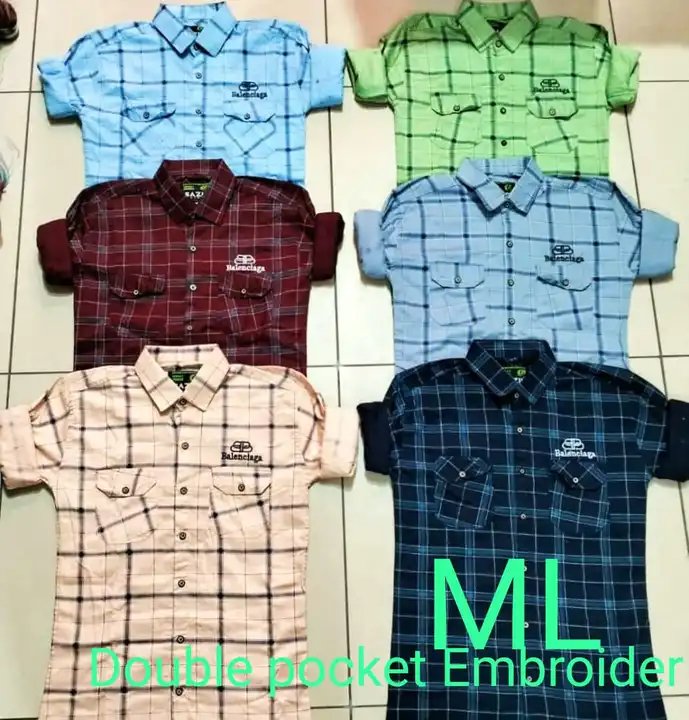 Product image of Double pocket shirt MLXL Premium quality shirt, price: Rs. 320, ID: double-pocket-shirt-mlxl-premium-quality-shirt-82864275