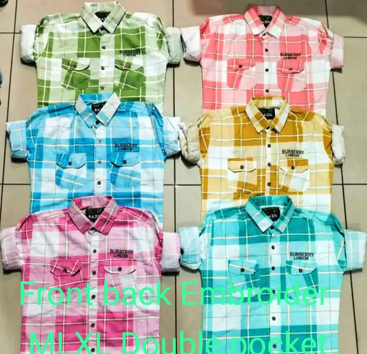 Double pocket premium quality Shirt uploaded by Hare Krishna Textile on 3/30/2023