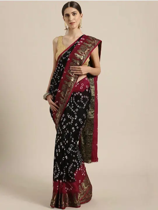 Bhandej sarees  uploaded by Devka creation on 3/30/2023