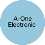 Business logo of A-one electronic