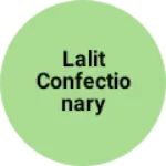 Business logo of Lalit confectionary