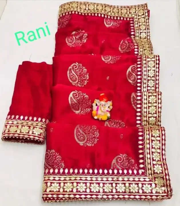 🔱🔱🔱🕉️🕉️🕉️🔱🔱🔱

special   launching 

👉 Pure Satan chiffon fabric

👉 special designing

👉h uploaded by Gotapatti manufacturer on 3/30/2023