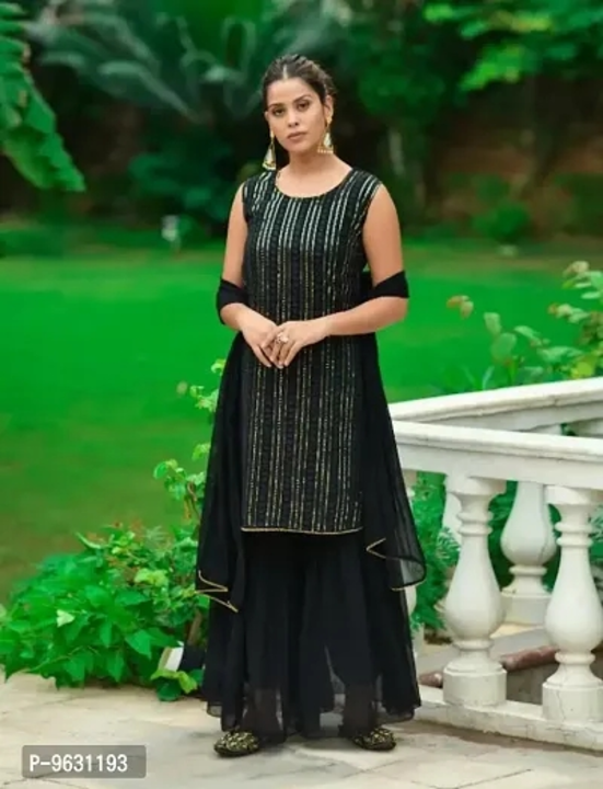 Shrara kurti with duppta  uploaded by Vishu  fashion collection on 3/31/2023