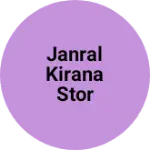 Business logo of Janral kirana stor