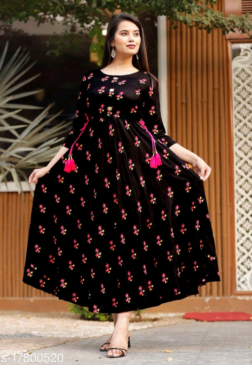 Rayon printed kurta for women  uploaded by Supbir fashions on 4/27/2024