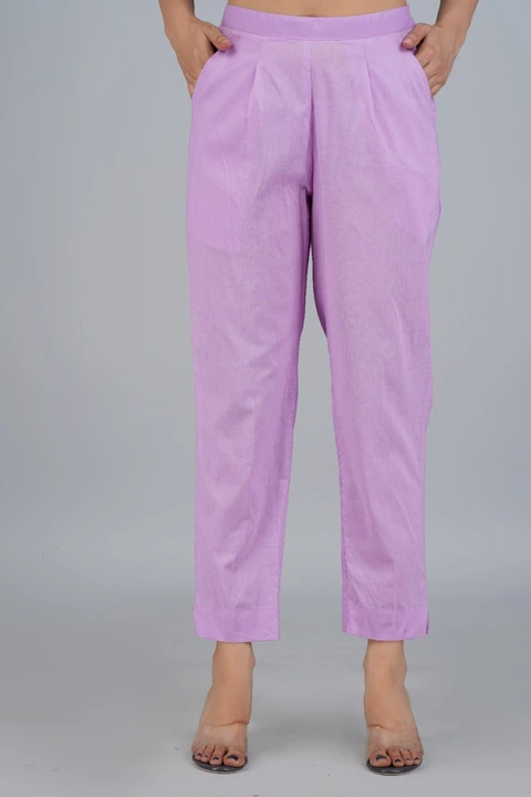 Cotton pant with side zipper  uploaded by business on 3/31/2023